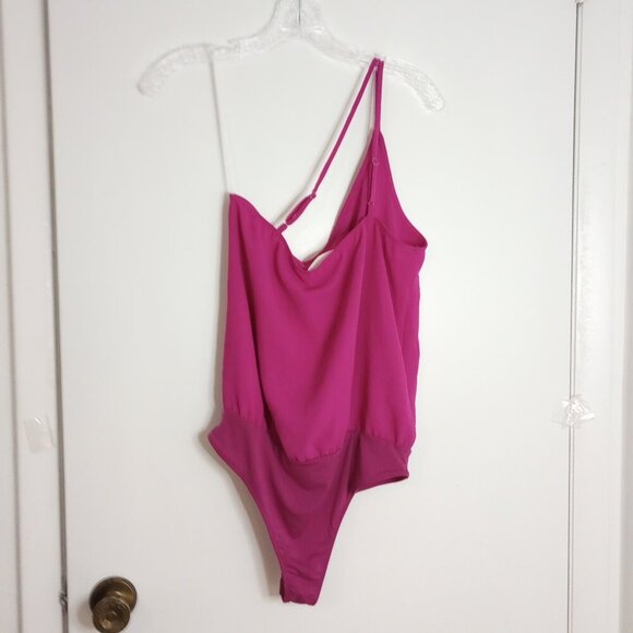 Heatherly Pink Fuchsia Strappy Bodyshirt - Picture 9 of 11